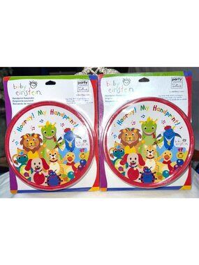 New 2-pack Baby Einstein Handprint Keepsake Tin Set Party Express
